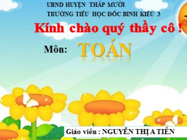 Bài giảng Toán Lớp 1 - Luyện tập chung (Trang 89) - Nguyễn Thị A Tiên