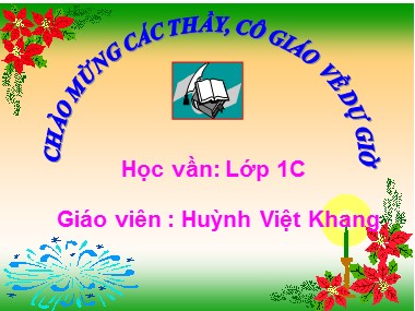 Bài giảng Toán Lớp 1 - Luyện tập (Trang 111) - Huỳnh Việt Khang