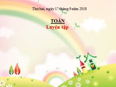 Bài giảng Toán Lớp 1 - Luyện tập (Trang 16)