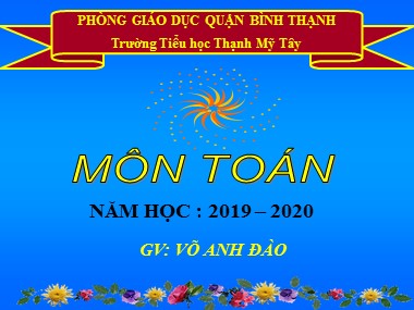 Bài giảng Toán Lớp 1 - Luyện tập (Trang 52) - Võ Anh Đào