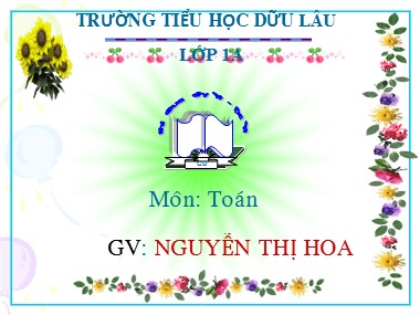 Bài giảng Toán Lớp 1 - Luyện tập (Trang 70) - Nguyễn Thị Hoa