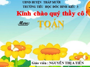 Bài giảng Toán Lớp 1 - Luyện tập (Trang 89) - Nguyễn Thị A Tiên