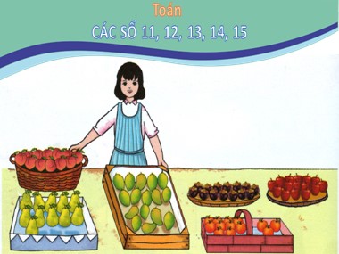 Bài giảng Toán Lớp 1 - Các số 11, 12, 13, 14, 15