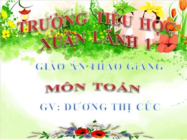 Bài giảng Toán Lớp 1 - Luyện tập (Trang 146) - Dương Thị Cúc