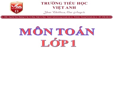 Bài giảng Toán Lớp 1 - Tuần 23: Vẽ đoạn thẳng có độ dài cho trước - Lê Thùy Trang