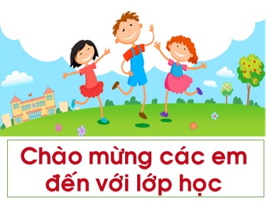 Bài giảng Toán Lớp 1 - Giải toán có lời văn