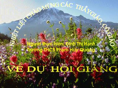 Bài giảng Địa Lí Lớp 9 - Bài 35: Vùng đồng bằng sông Cửu Long - Đinh Thị Hạnh