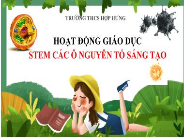 Bài giảng KHTN Lớp 7 - Hoạt động giáo dục: Stem các ô nguyên tố sáng tạo