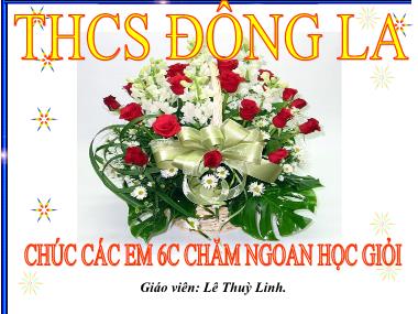 Bài giảng Lịch sử Lớp 6 - Tiết 15- Bài 14: Nước Âu Lạc - Lê Thùy Linh