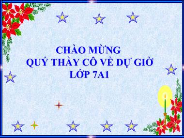 Bài giảng Ngữ Văn Lớp 7 - Chuyên đề rèn kĩ năng thực hành Tiếng Việt qua bài Số Từ