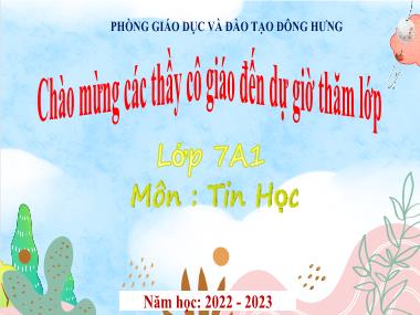 Bài giảng Tin Học Lớp 7 - Chủ đề 3. Bài 5: Ứng xử trên mạng