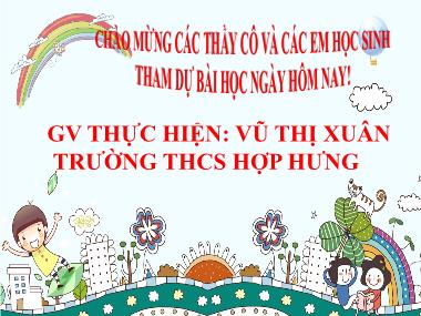 Bài giảng Toán Học Lớp 6 - Bài 38: Dữ liệu và thu thập dữ liệu - Vũ Thị Xuân