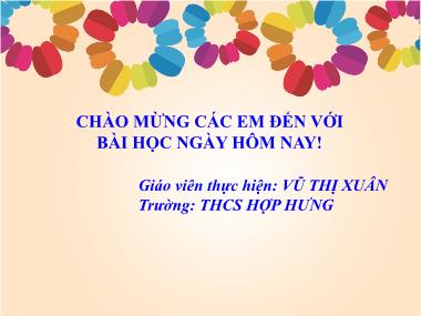 Bài giảng Toán Học Lớp 6 - Bài 43: Xác suất thực nghiệm - Vũ Thị Xuân