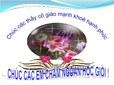 Bài giảng Toán Lớp 9- Chương III Bài 3. Giải hệ phương trình bằng phương pháp thế