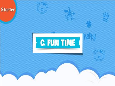 Bài giảng Tiếng Anh 3 Global Success - Unit Starter C (NH 2024-2025)(GV: Nguyễn Thị Mỹ Hiền)