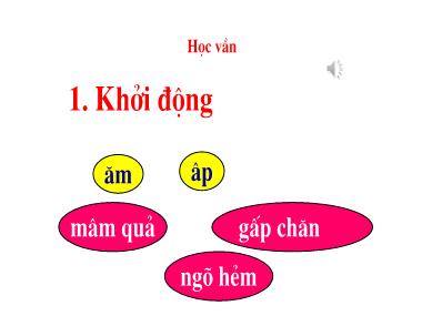 Bài giảng Tiếng Việt 1 - Bài 56: Học vần êm, êp (NH 2021-2022)(GV: Phan Thị Tú Oanh)