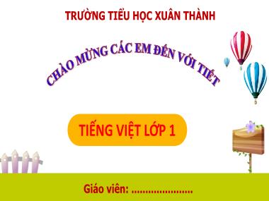 Bài giảng Tiếng Việt 1 - Bài 71: ươc, ươt (NH 2024-2025)(GV: Phan Thị Tú Oanh)
