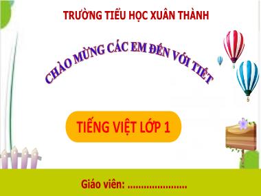 Bài giảng Tiếng Việt 1 - Bài 75: Ôn tập và kể chuyện (NH 2024-2025)(GV: Phan Thị Tú Oanh)