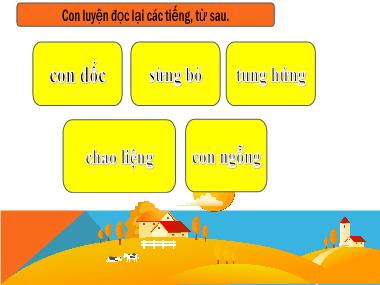 Bài giảng Tiếng Việt 1 - Bài 76: Học vần uông, uôc (NH 2022-2023)(GV: Phan Thị Tú Oanh)