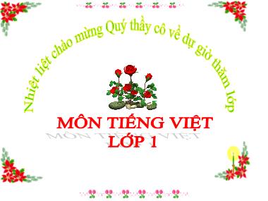Bài giảng Tiếng Việt 1 - Chủ đề 5, Bài 4: Chú bé chăn cừu (NH 2023-2024)(GV: Phan Thị Tú Oanh)