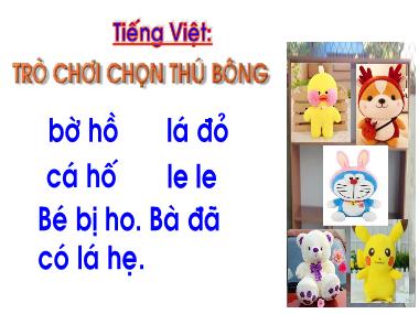 Bài giảng Tiếng Việt 1 KNTT - Bài 13: Chữ U Ư (GV: Cao Thị Hảo)