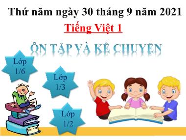 Bài giảng Tiếng Việt 1 KNTT - Bài 15: Ôn tập và Kể chuyện (GV: Cao Thị Hảo)