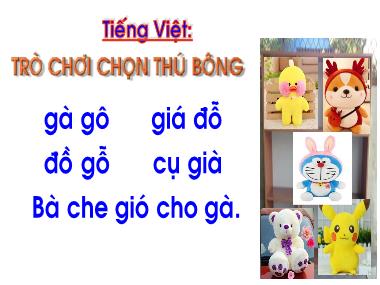 Bài giảng Tiếng Việt 1 KNTT - Bài 18: Chữ Gh gh Nh nh (GV: Cao Thị Hảo)