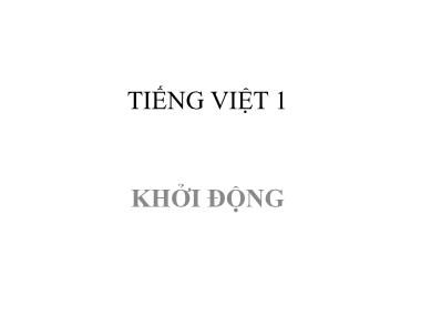 Bài giảng Tiếng Việt 1 KNTT - Bài 23: Th th ia (GV: Cao Thị Hảo)