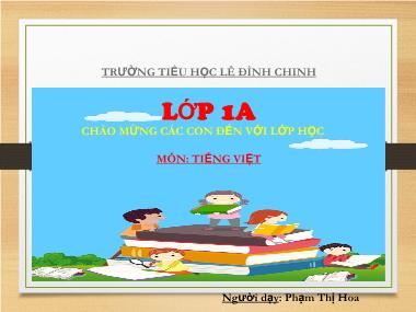 Bài giảng Tiếng Việt 1 KNTT - Bài 28: Y y (GV: Phạm Thị Hoa)