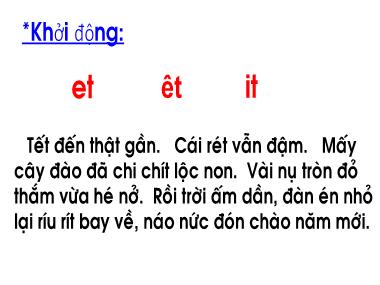 Bài giảng Tiếng Việt 1 KNTT - Bài 52: ut ưt (GV: Cao Thị Hảo)