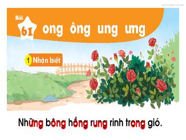 Bài giảng Tiếng Việt 1 KNTT - Bài 61: ong ông ung ưng (GV: Cao Thị Hảo)