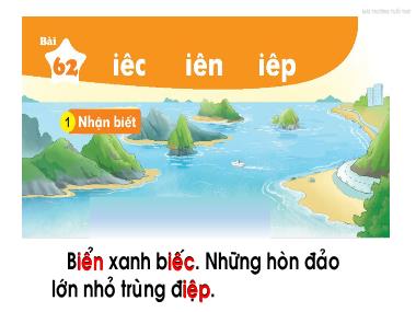 Bài giảng Tiếng Việt 1 KNTT - Bài 62: iêc iên iêp (GV: Cao Thị Hảo)