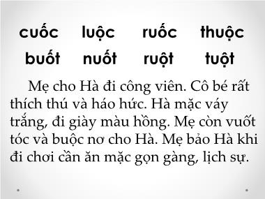 Bài giảng Tiếng Việt 1 KNTT - Bài 68: Uôn uông (GV: Cao Thị Hảo)