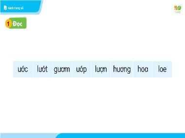 Bài giảng Tiếng Việt 1 KNTT - Bài: Buổi sớm (GV: Cao Thị Hảo)