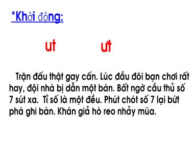 Bài giảng Tiếng Việt 2 - Khởi động (Bài 53) (GV: Cao Thị Hảo)