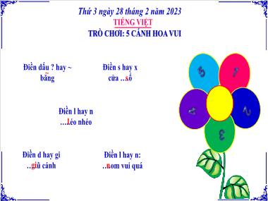 Bài giảng Tiếng Việt 2 KNTT Tập 2 - Bài 11: Chuyện bên cửa sổ (Tiết 3)(GV: Cao Thị Kim Nga)