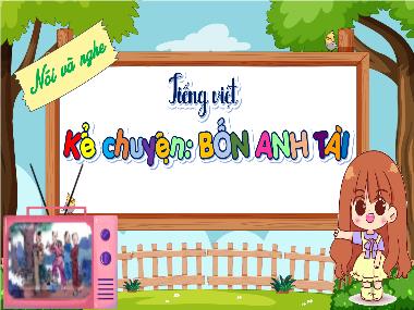 Bài giảng Tiếng Việt 4 KNTT - Nói-nghe-kể chuyện: Bốn anh tài (GV: Cao Thị Kim Nga)