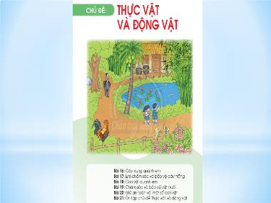 Bài giảng TNXH 1 - Bài 19: Chăm sóc và bảo vệ vật nuôi (Tiết 1)(GV: Cao Thị Hảo)