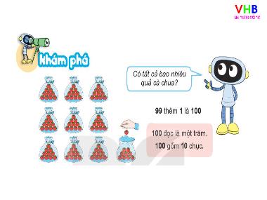 Bài giảng Toán 1 - Bài 23: Các số từ 1 đến 100 (GV: Cao Thị Hảo)