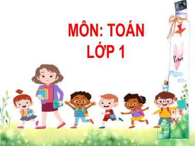 Bài giảng Toán 1 - Bài 38: Ôn tập các số và phép tính trong phạm vi 10 (Tiết 1) (GV: Cao Thị Hảo)