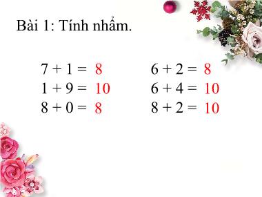 Bài giảng Toán 1 - Bài 44: Ôn tập (NH 2022-2023)(GV: Phan Thị Tú Oanh)