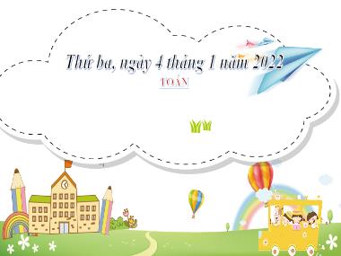 Bài giảng Toán 1 - Chủ đề 8, Bài 41: Phép chia (GV: Cao Thị Hảo)