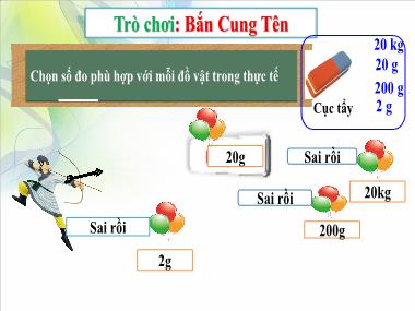 Bài giảng Toán 3 KNTT - Bài 34: Thực hành và trải nghiệm với các đơn vị mi-li-mét, gam, mi-li-lít, độ C (Tiết 2) (GV: Cao Thị Kim Nga)