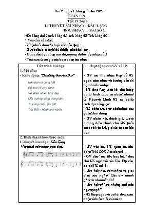 Kế hoạch bài dạy môn Âm Nhạc 1+2+4, GDTC 1, Đạo Đức 1 - Tuần 19 (NH 2024-2025)(GV: Trần Thị Thanh Tình)