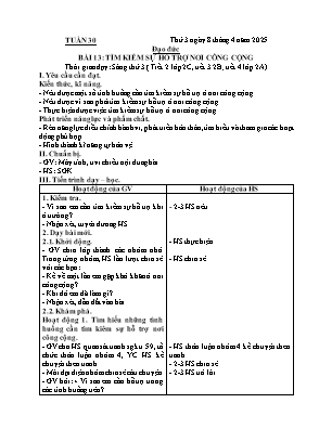 Kế hoạch bài dạy môn Đạo Đức 2, Âm Nhạc 3+5 - Tuần 30 (NH 2024-2025)(GV: Lê Thị Nga)