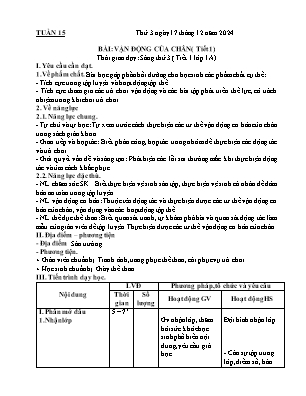 Kế hoạch bài dạy môn Thể Dục 1, Đạo Đức 2, Âm Nhạc 3+5 - Tuần 15 (NH 2024-2025)(GV: Lê Thị Nga)