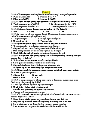 Đề cương ôn tập giữa học kì II Lịch sử 10 - Chủ đề 4-6