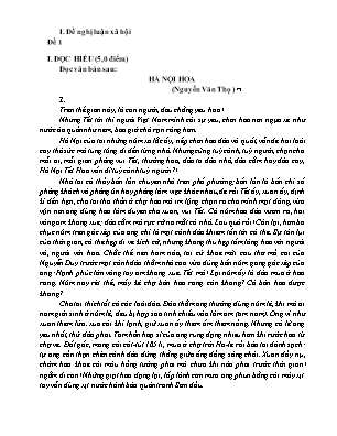 Đề cương ôn tập Ngữ văn 11 - Phần: Nghị Luận văn học xã hội