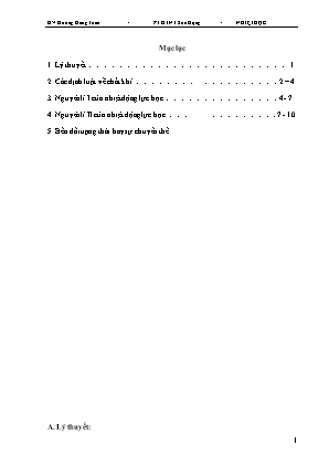 Tài liệu ôn tập HSG Vật lí 9 - Chuyên đề: Nhiệt học - Dương Đăng Tuấn