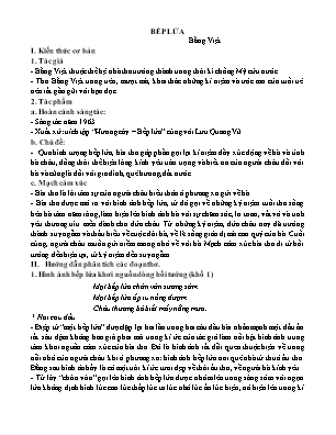 Tài liệu ôn thi Ngữ văn vào Lớp 10 - Bài: Bếp lửa - Nguyễn Anh Huy